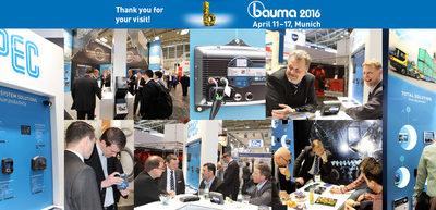 Thank you for visiting us at Bauma 2016 in Munich!