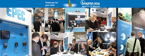 Thank you for visiting us at Bauma 2016 in Munich!