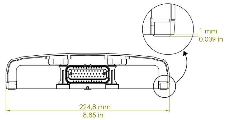 Connector side measurements of an Epec SC52 Safety control unit