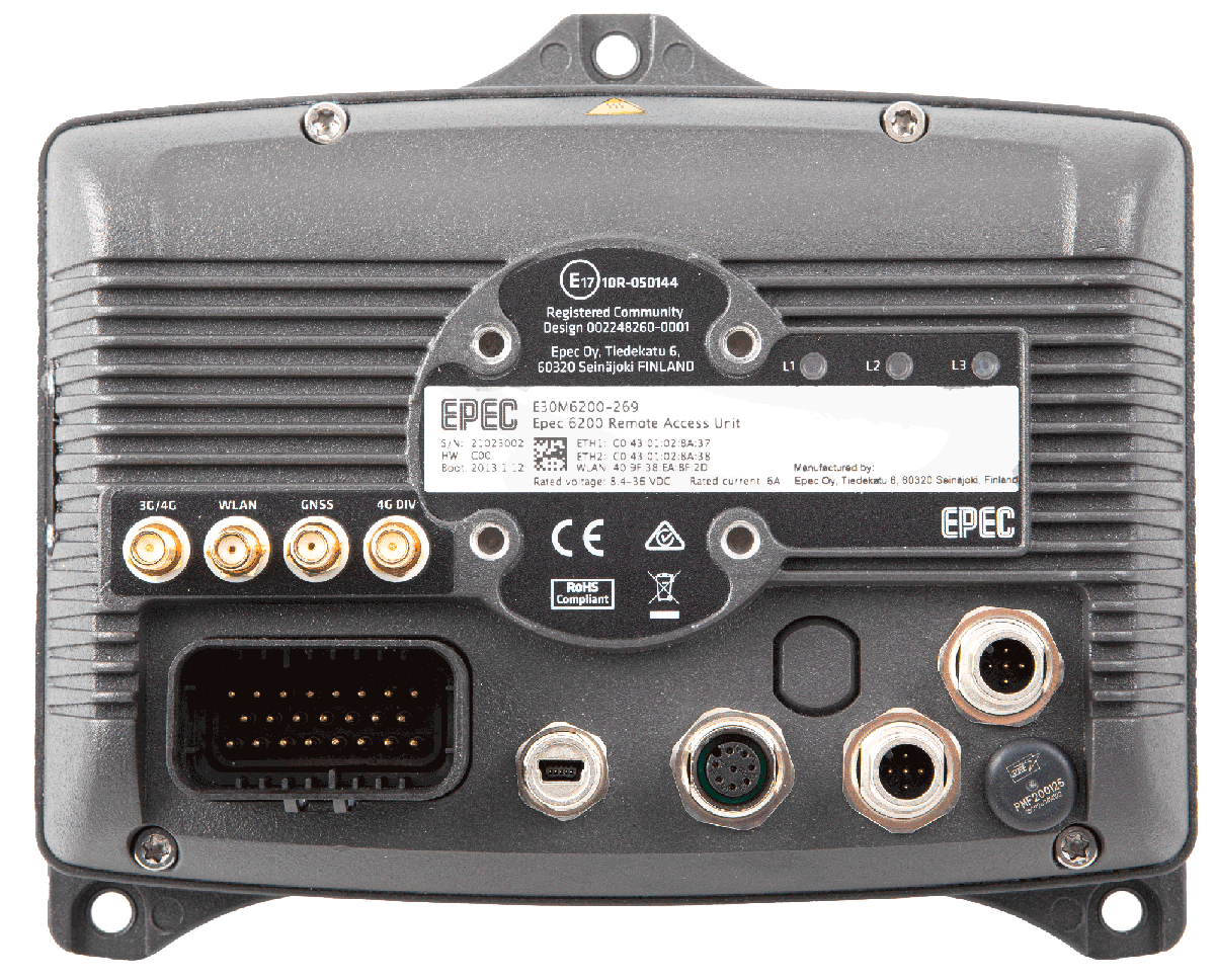The front of a connectivity product Epec 6200 Remote Access Unit