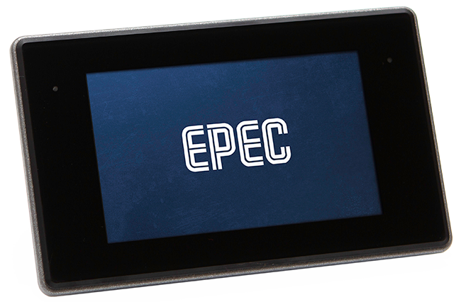 The frontside of an Epec 6505 Display Unit