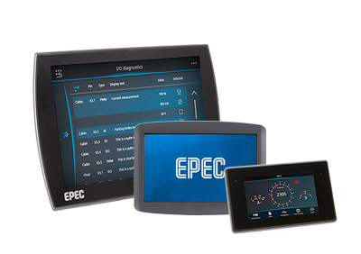 Three different Epec display products
