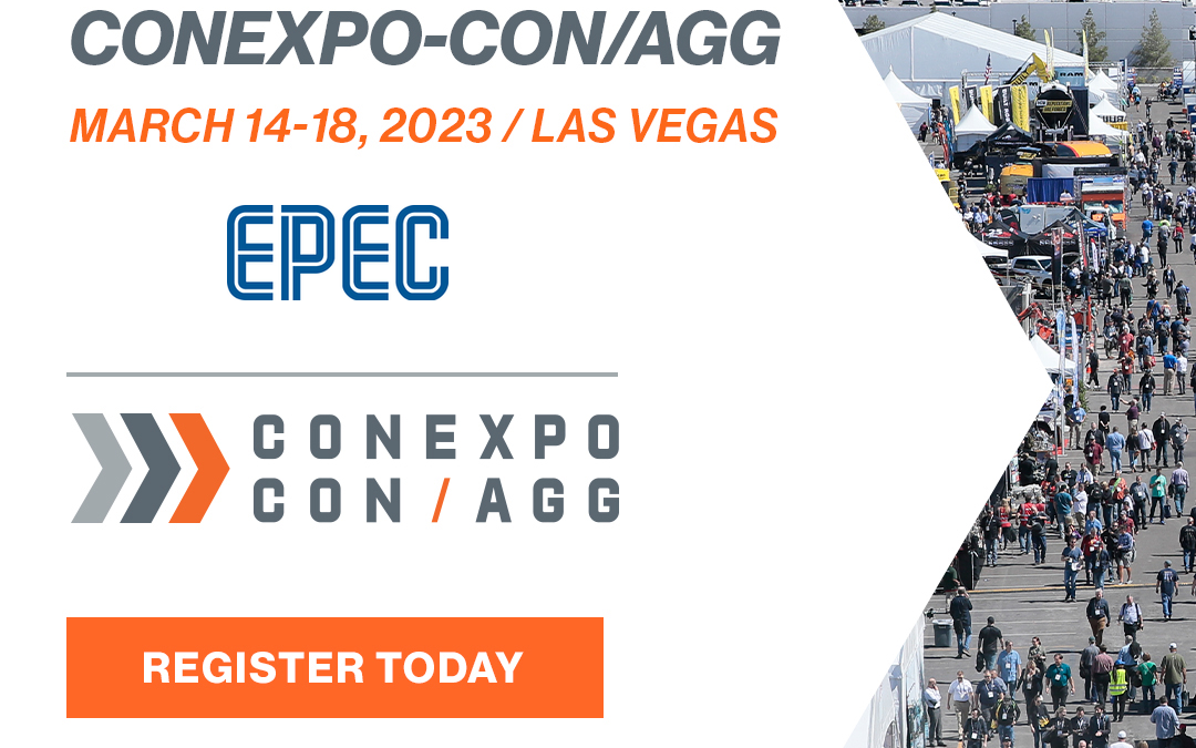 Welcome to visit us at CONEXPO-CON/AGG 2023