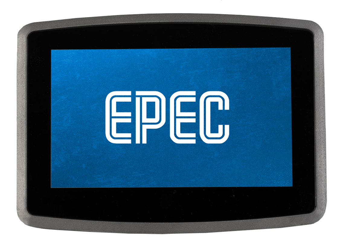 The frontside of an Epec 6807 Display Unit